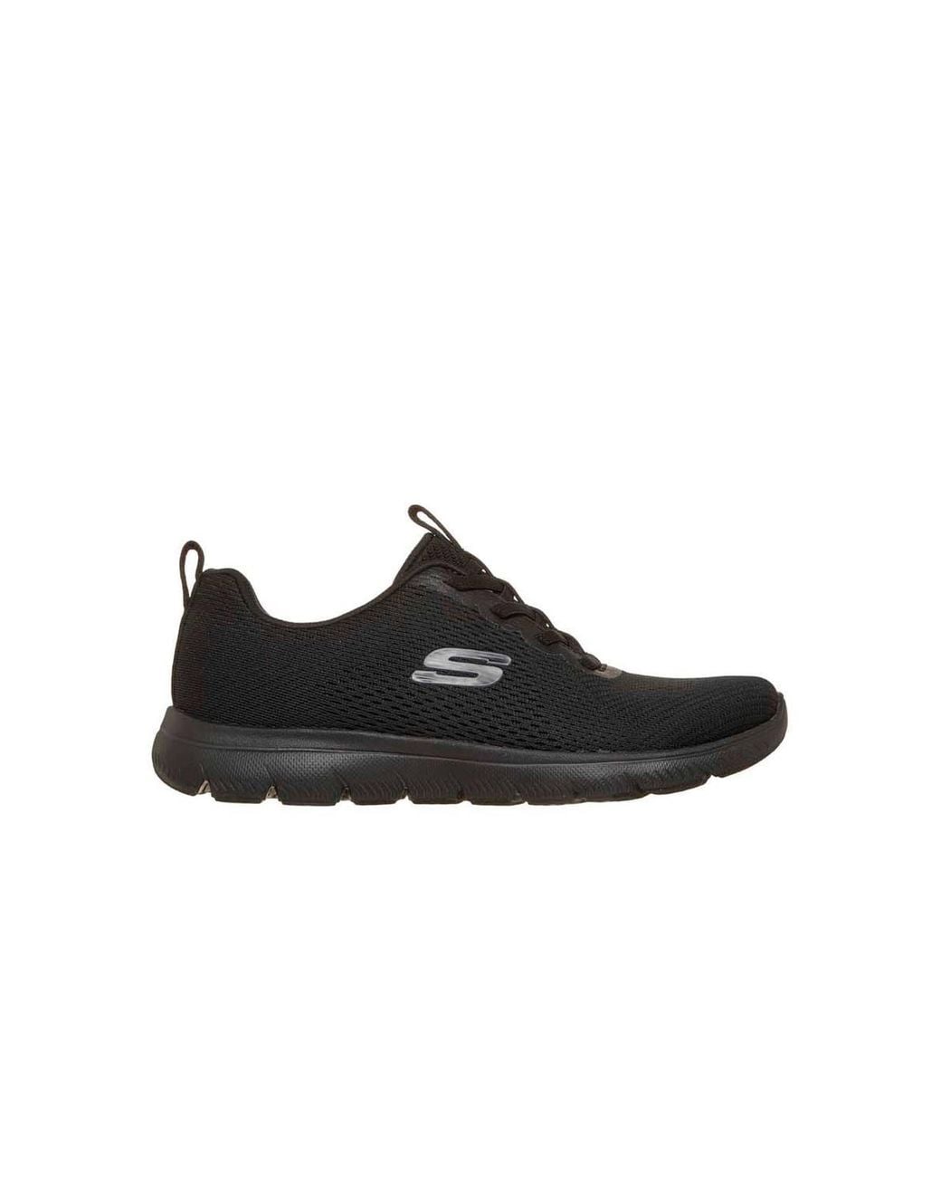 Skechers Black Summits Fresh Vision Slip-On Trainers
