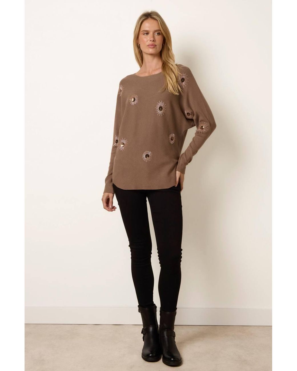 Blue Vanilla Natural Long Sleeve Round Neck Jumper