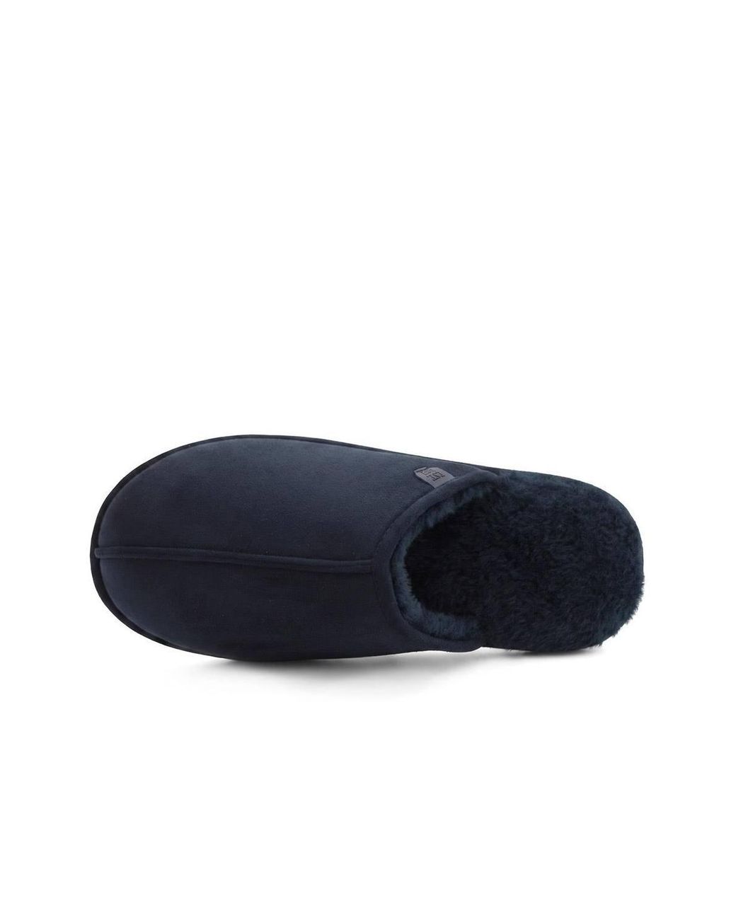 Pavers Blue Wide Fit Luxury Mule Slippers for men