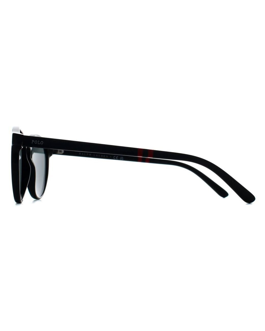 Polo Ralph Lauren Black Round Shiny Dark Ph4236 for men