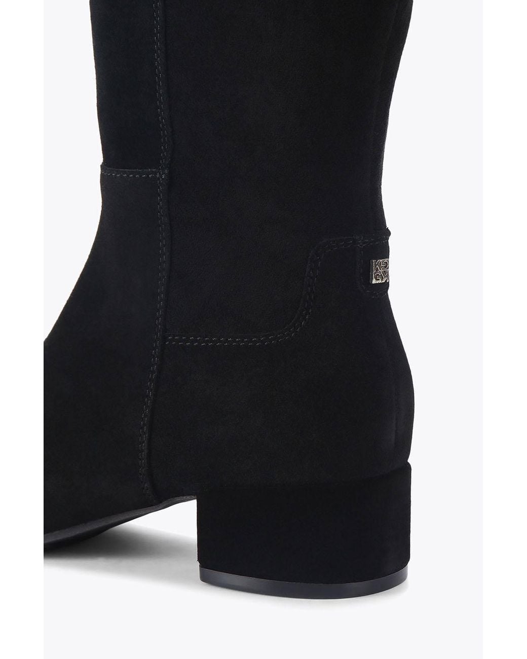 KG by Kurt Geiger Black 'Tabina High Leg' Suede Boots