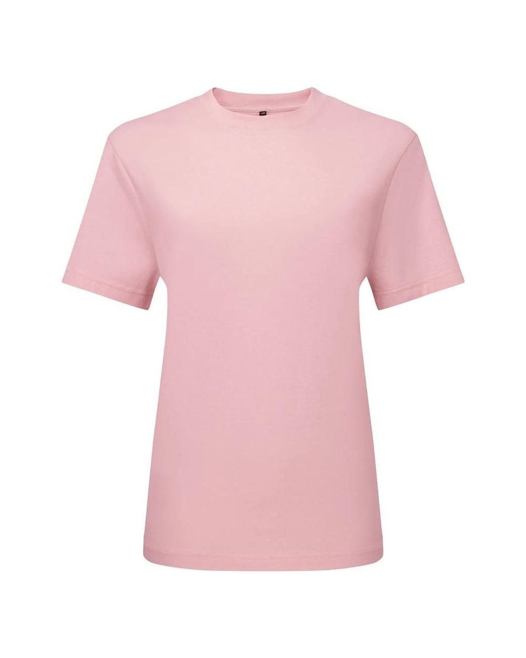 Tridri Pink Cotton Oversized T-Shirt