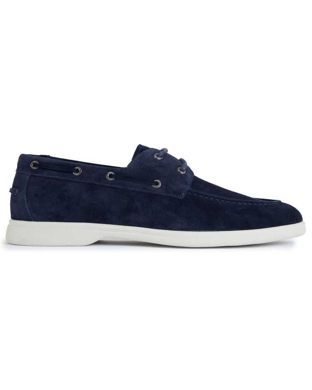 Simon Carter Blue Trovo Boat Shoe Shoes for men