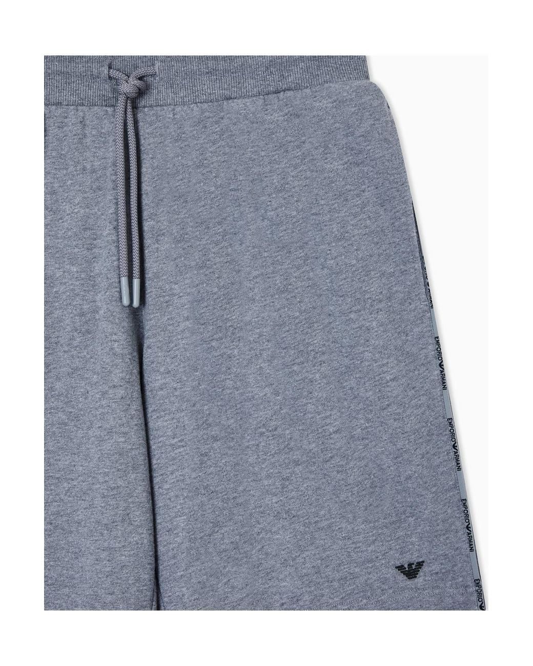 Emporio Armani Blue Bermuda Short Melange for men