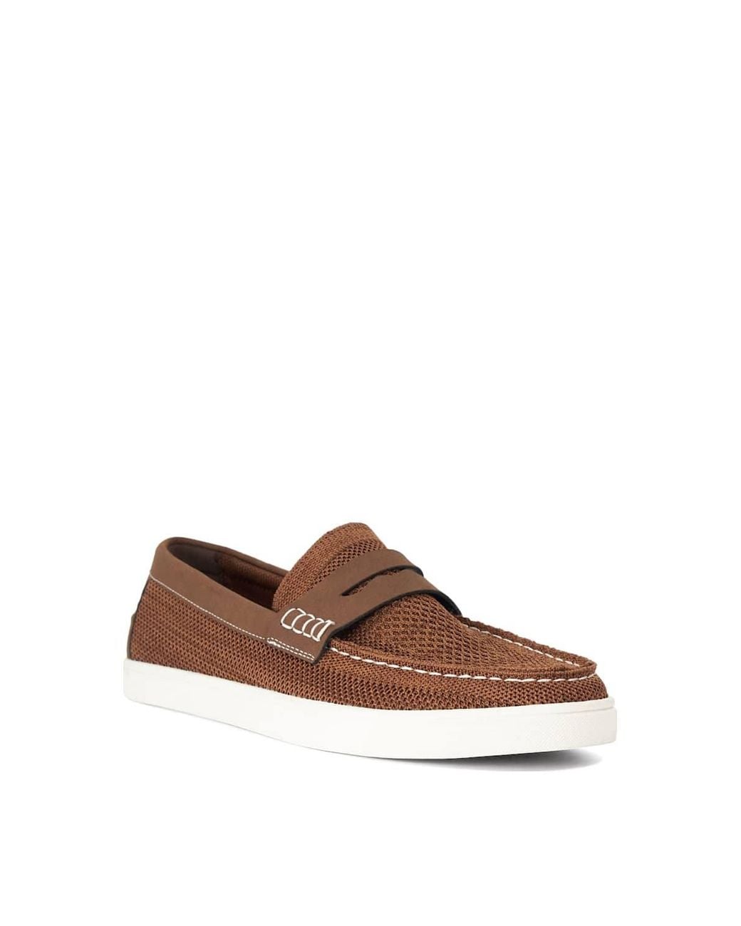 Dune Brown 'Benzy' Loafers for men