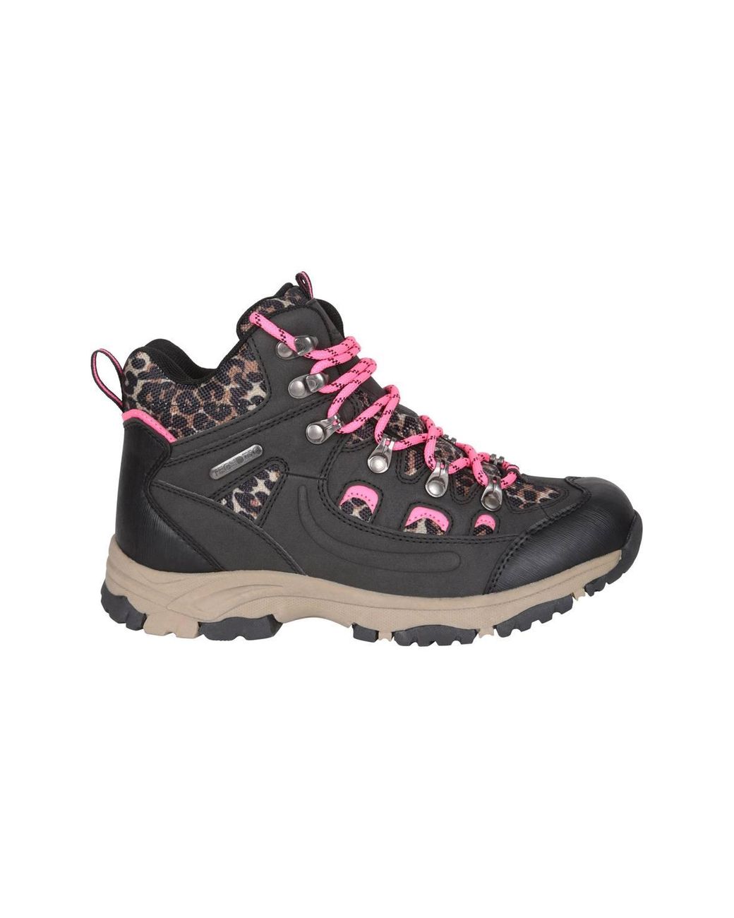 Mountain Warehouse Gray 'Adventurer' Printed Fully Waterproof Isodry Durable Cushioned Boots