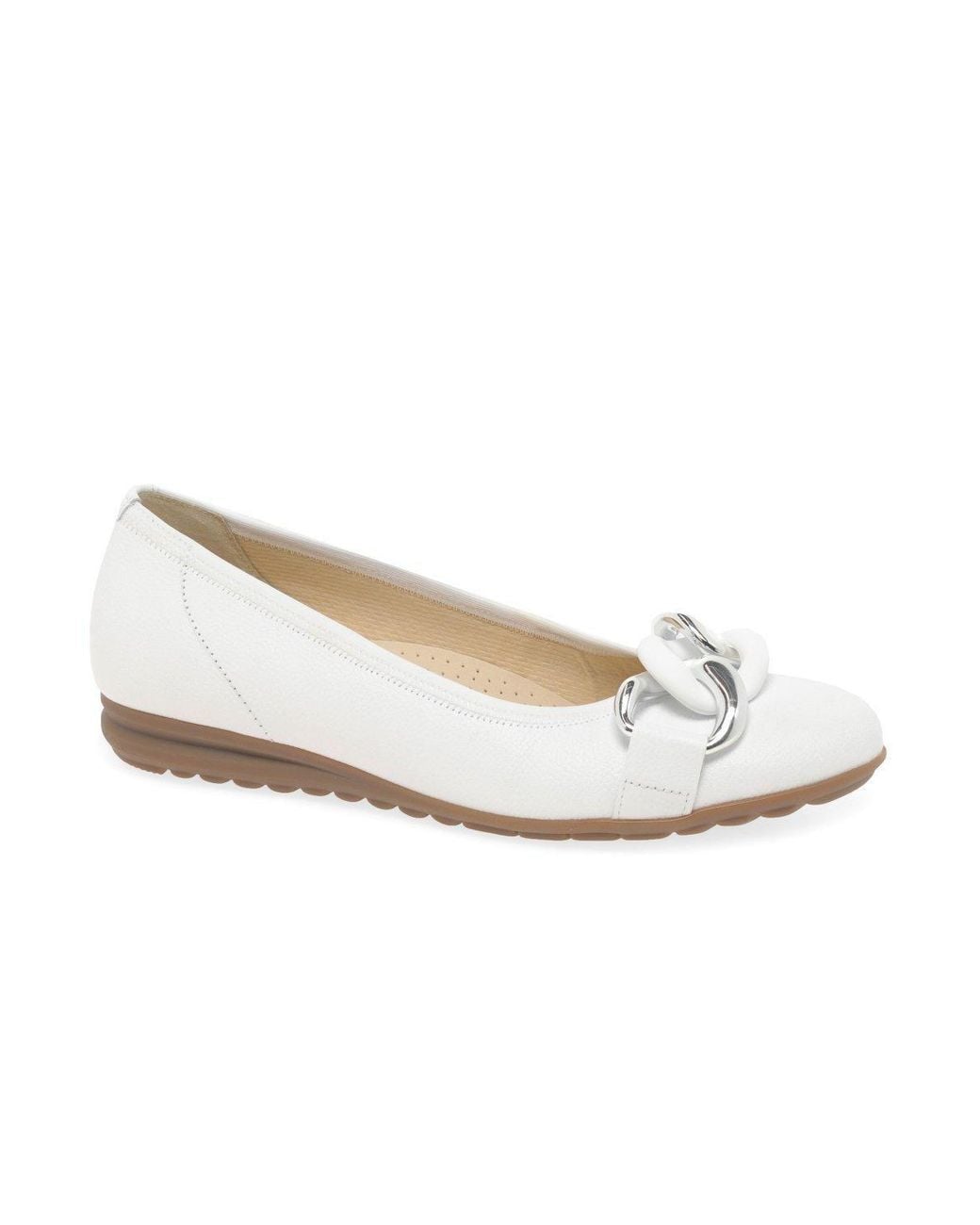 Gabor White 'Sabia' Casual Shoes