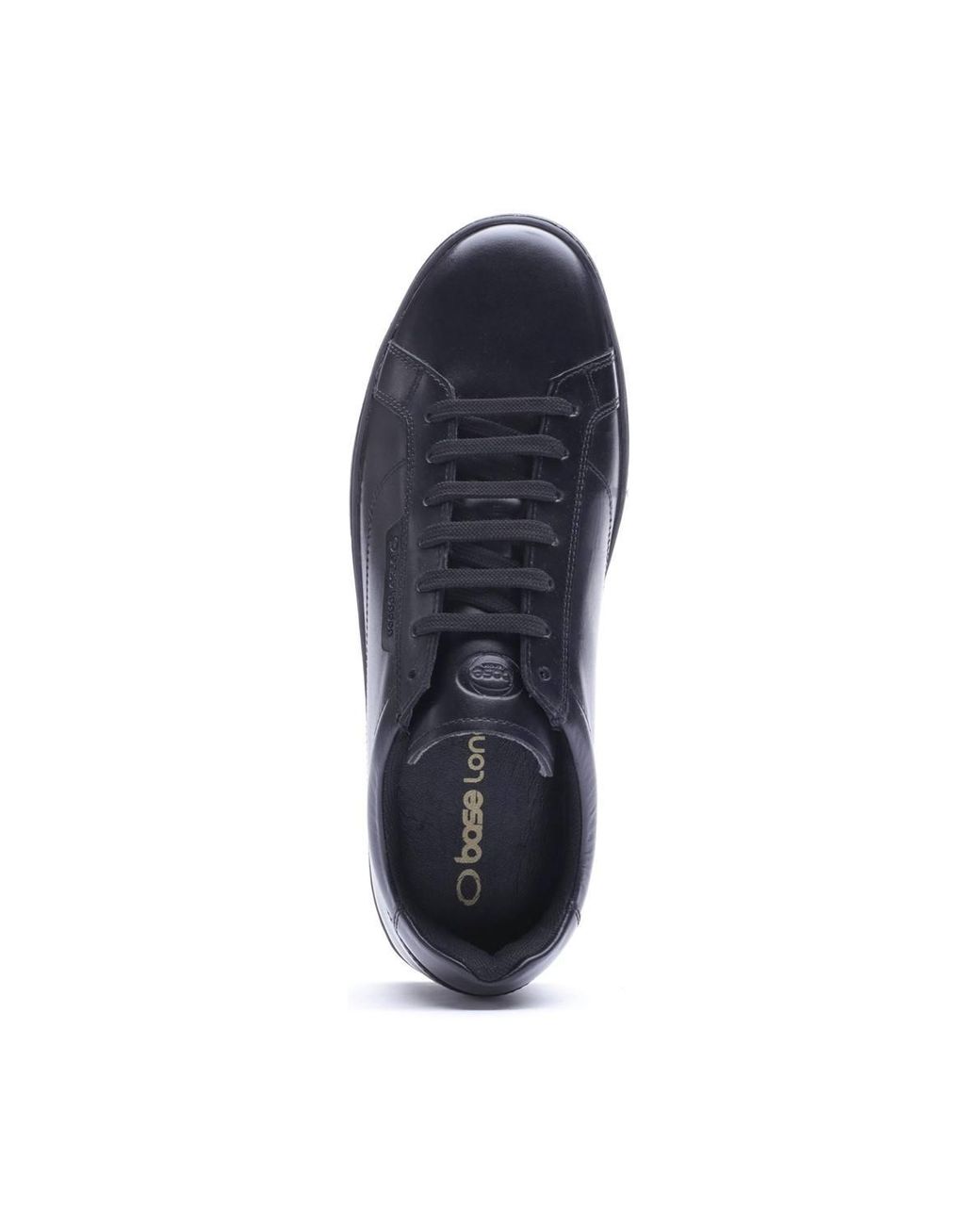Base London Black Zammo Lace Up Trainer for men