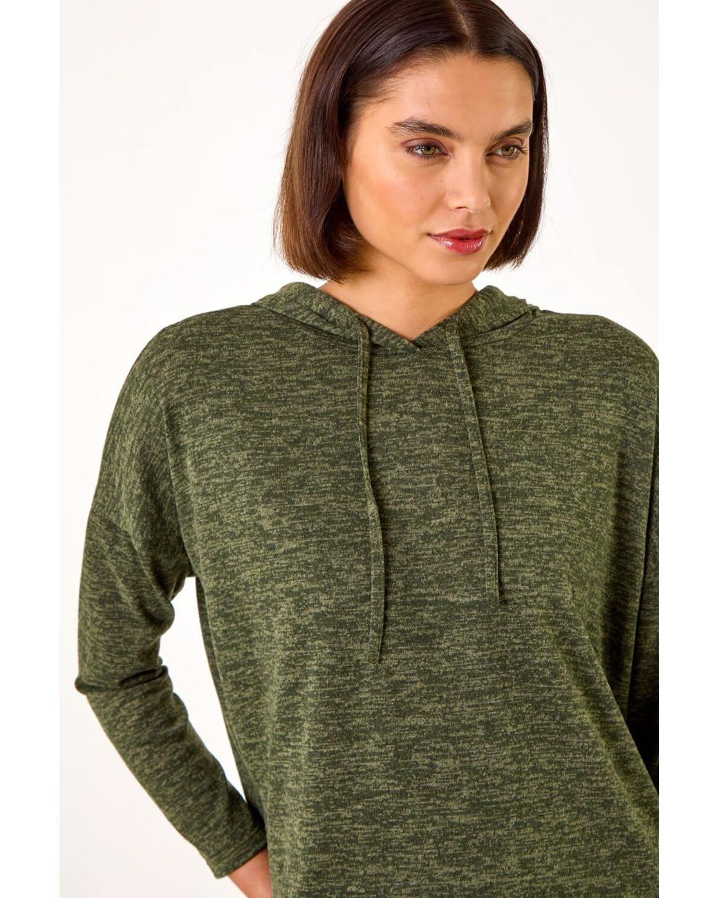 Roman Green Soft Touch Drawstring Hoodie