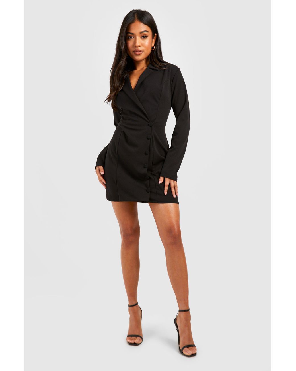 Studded top blazer dress