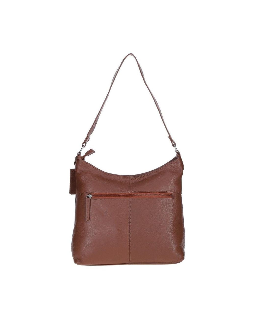 Ashwood Leather Brown 'Antrim' Chic Real Leather Shoulder Bag