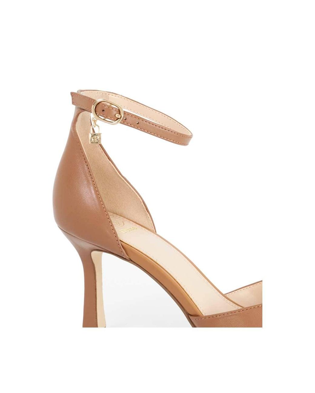 Dune White 'Clarabelle' Leather Court Shoes