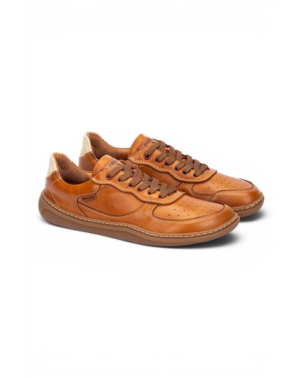 Infinity Leather Brown Leather Sneakers Trainer Barefoot Shoes