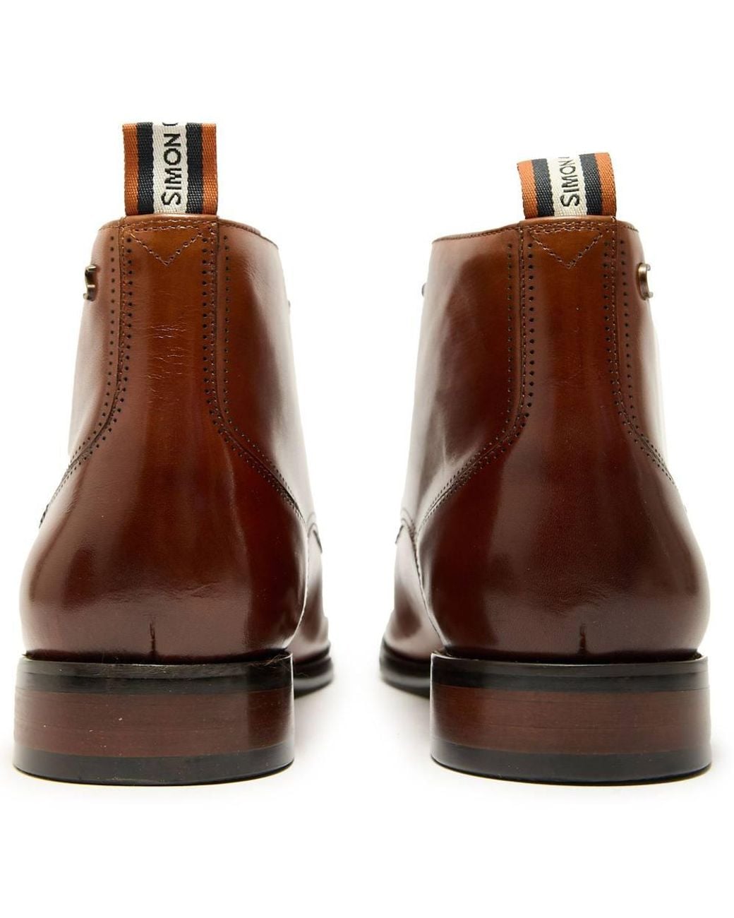 Simon Carter Brown Dober Chukka Boots for men