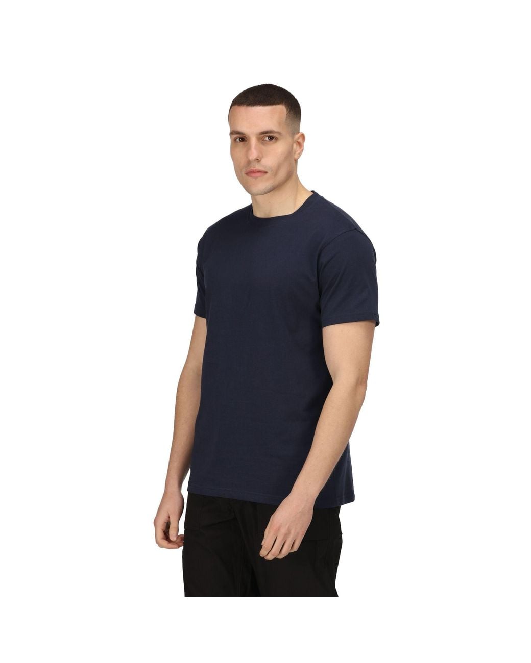 Regatta Blue Cotton Soft Touch T-Shirt for men