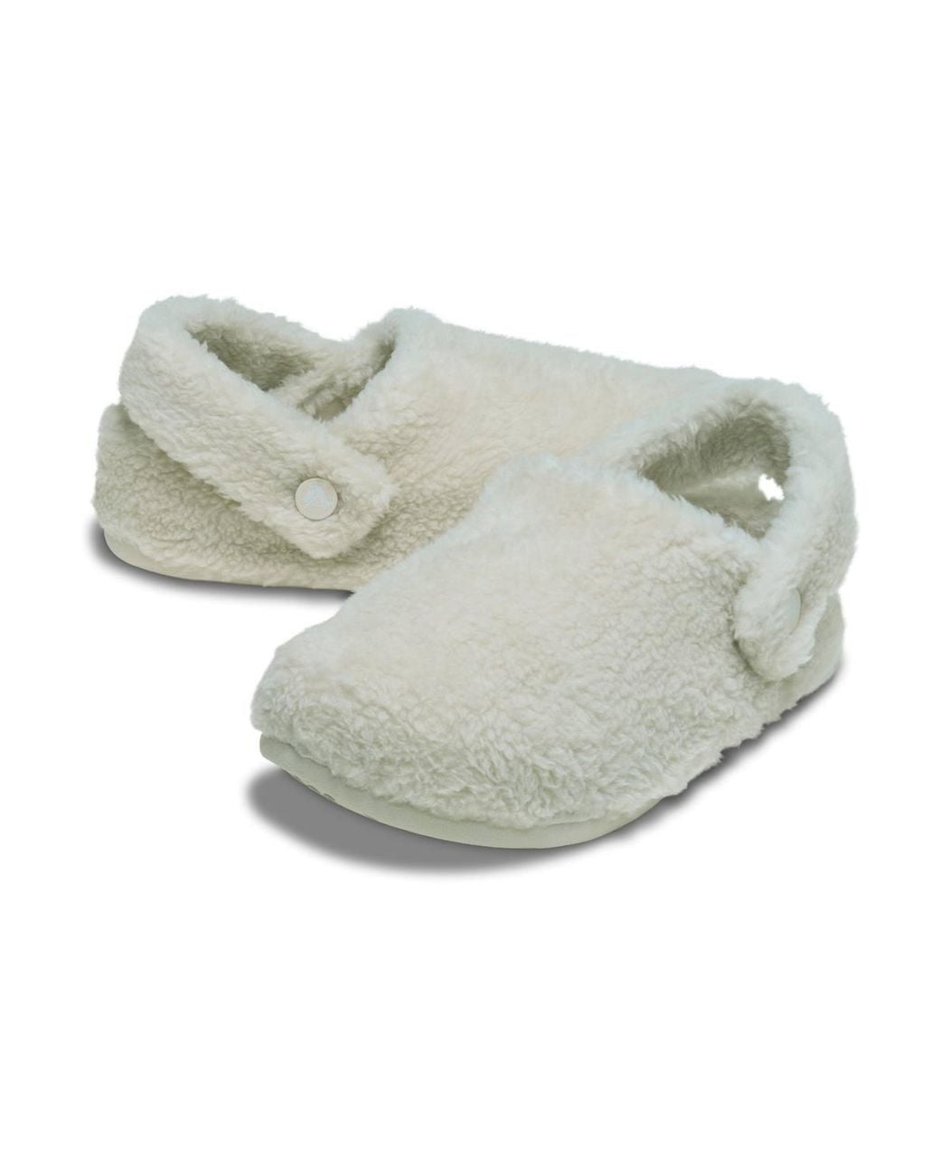 CROCSTM Natural Classic Cozzzy Slipper Stucco
