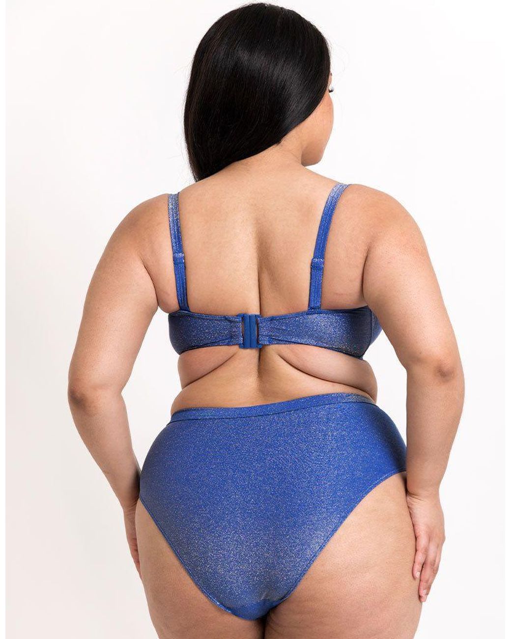 Curvy Kate Blue Sapphire Seas High Waist Bikini Brief
