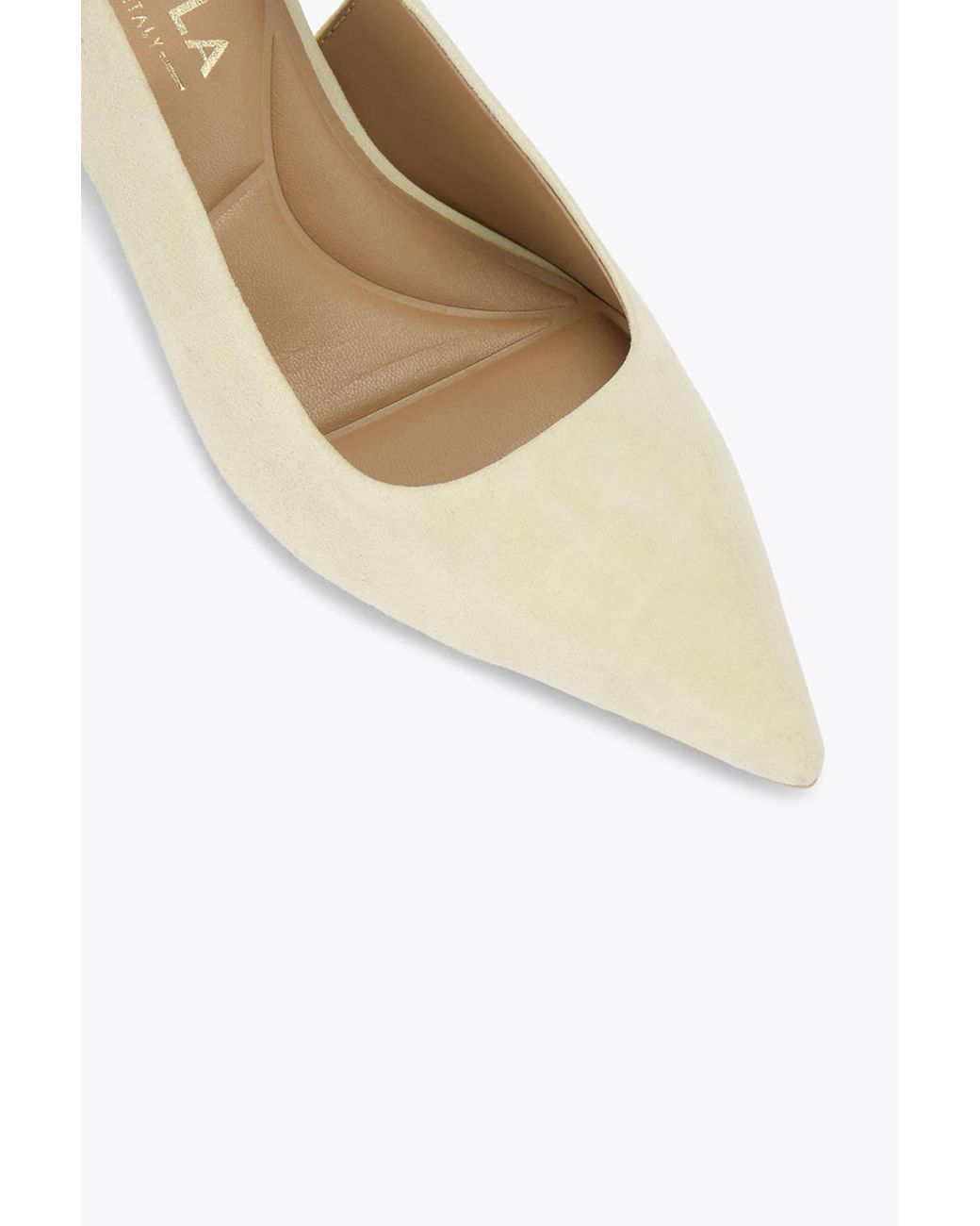 Carvela Kurt Geiger White 'Spirited' Suede Heels