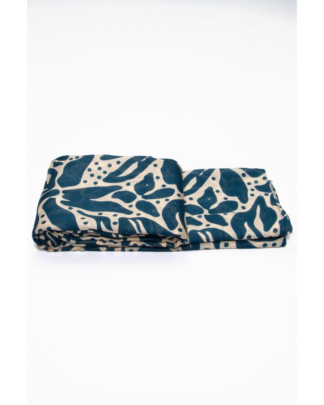 SARTA Blue Allie Lightweight Floral Scarf
