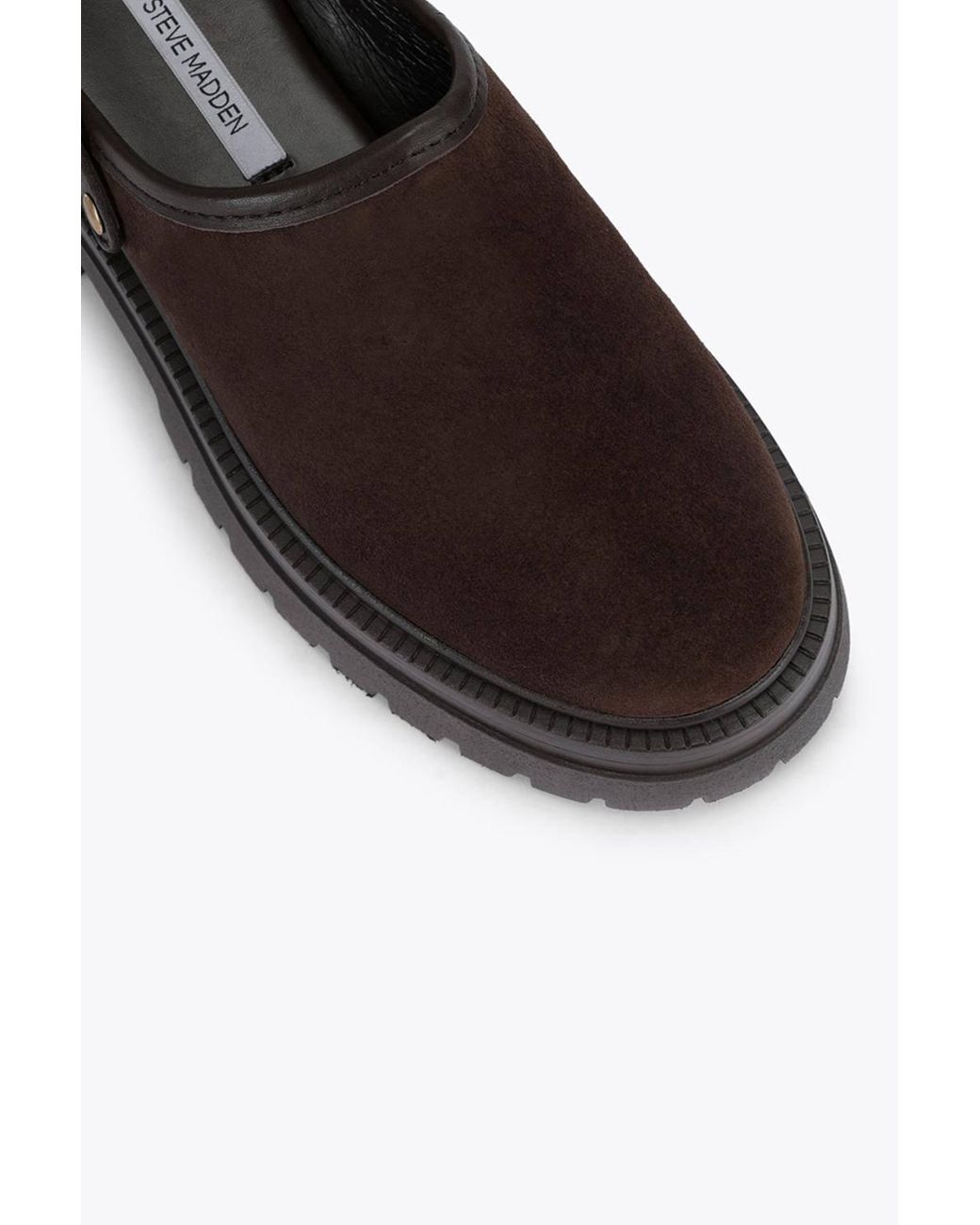 Steve Madden Black 'Erba' Suede Flats