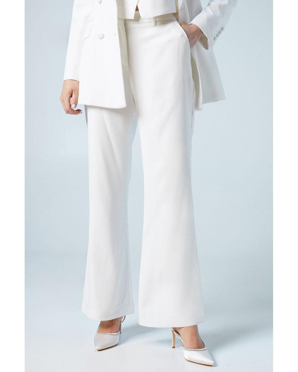 Coast White Premium Flare Bridal Trouser