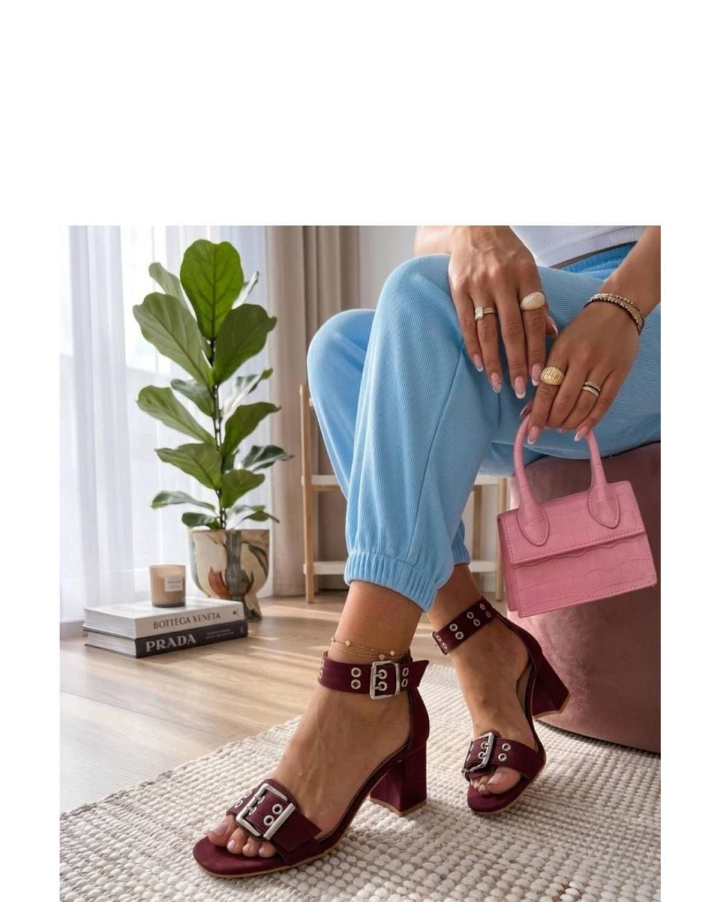 Love Lace Red Summer Faux Leather Elegant Heeled Sandals
