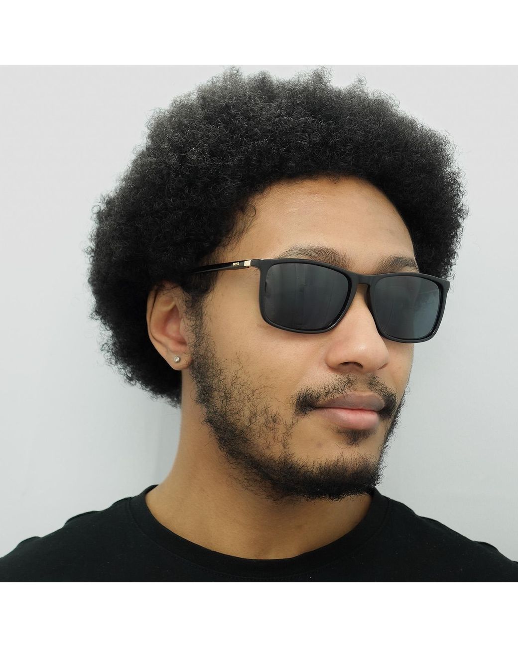 Boss Black Square Sunglasses for men