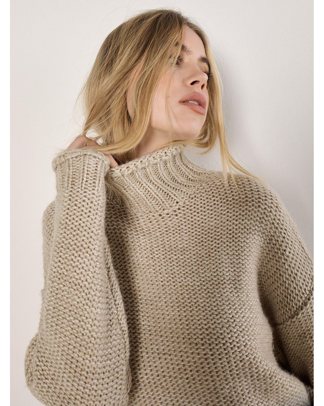 Apricot Natural Oversized Chunky Knit Jumper