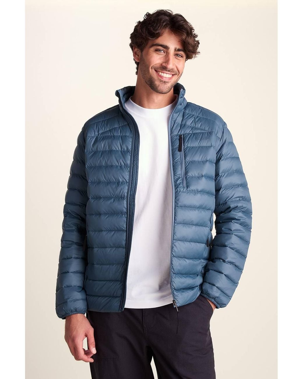 TOG24 Blue 'North' Rds Certified Down Jacket for men