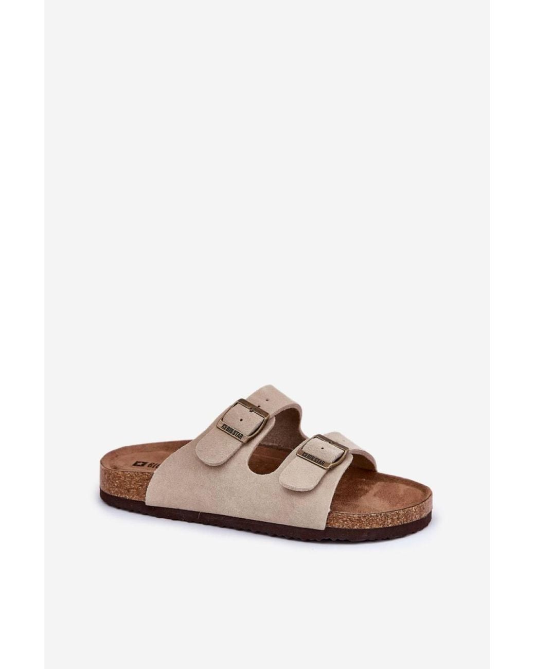 Love Lace Blue Summer Platform Suede Sliders With Buckle
