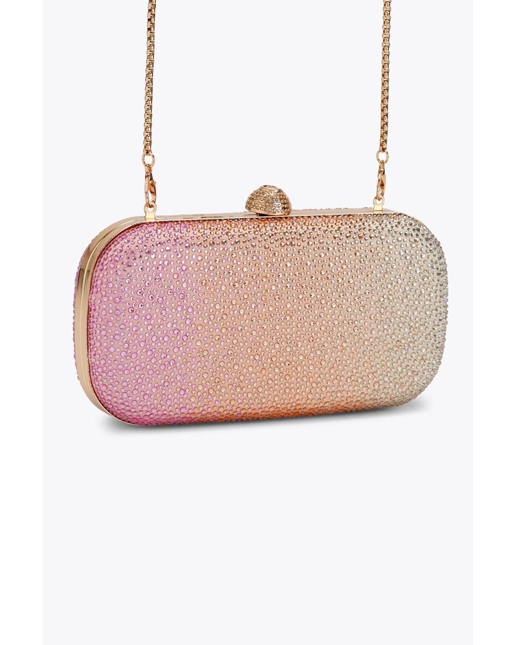 Carvela Kurt Geiger Pink 'Cecilia Hard Clutch' Bag