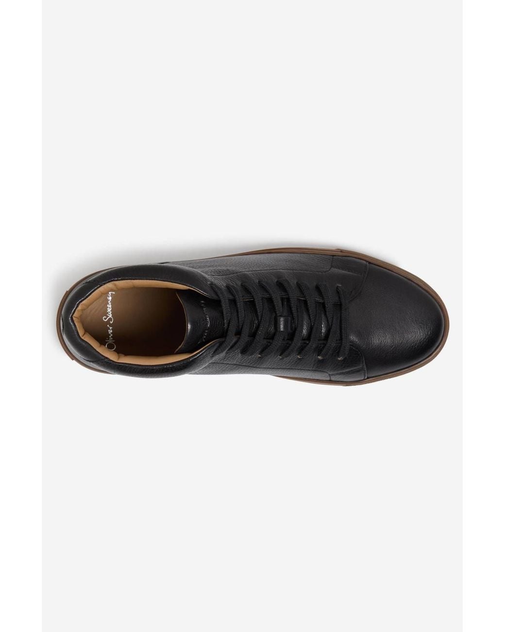 Oliver Sweeney Black Hi-Tops Trainers for men