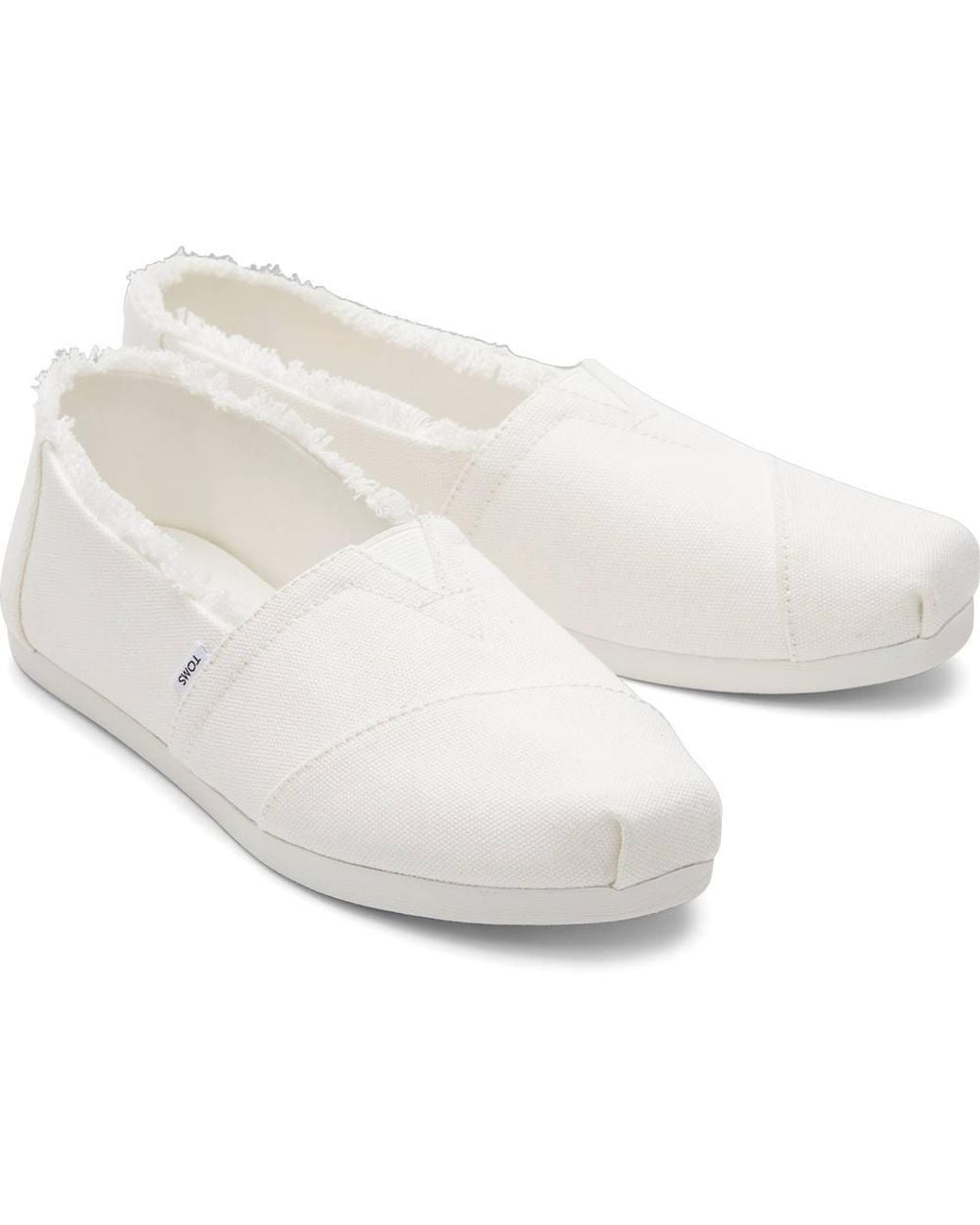 TOMS White Alpargata With Cloudbound' Slip On Shoes
