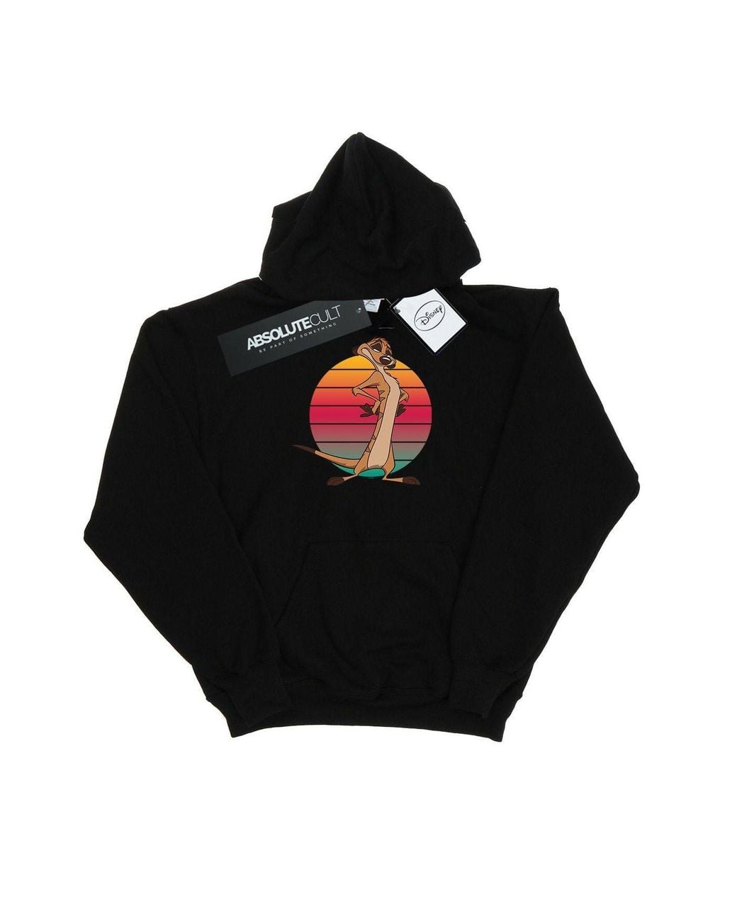 Disney Black The Lion King Timon Sunset Hoodie for men