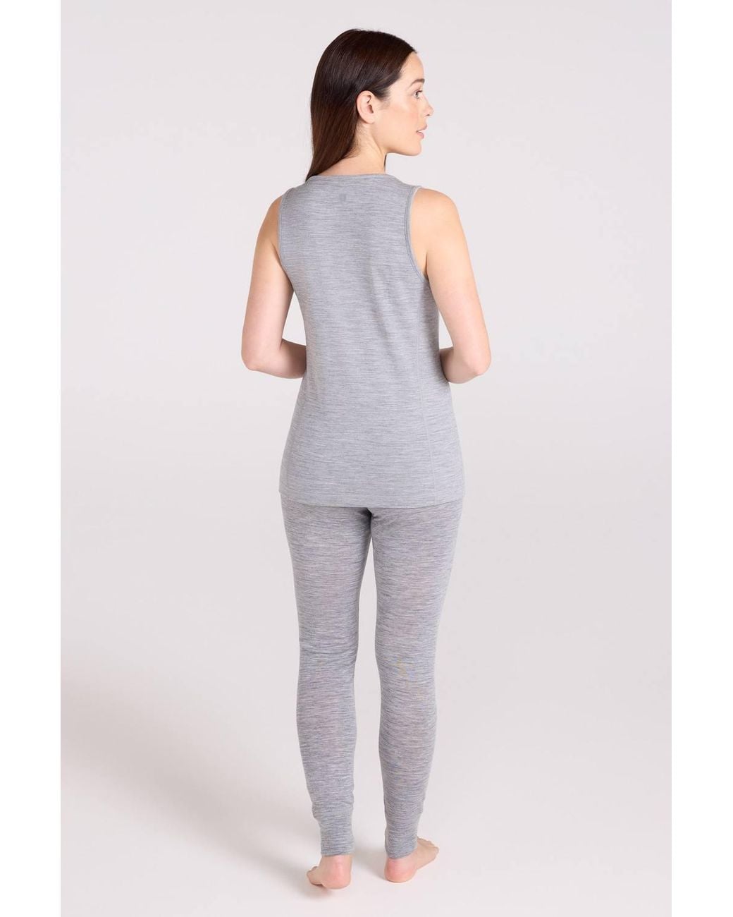 Mountain Warehouse Gray Breathable Isotherm Warm Cosy Merino Wool Outdoor Cami Tank Top