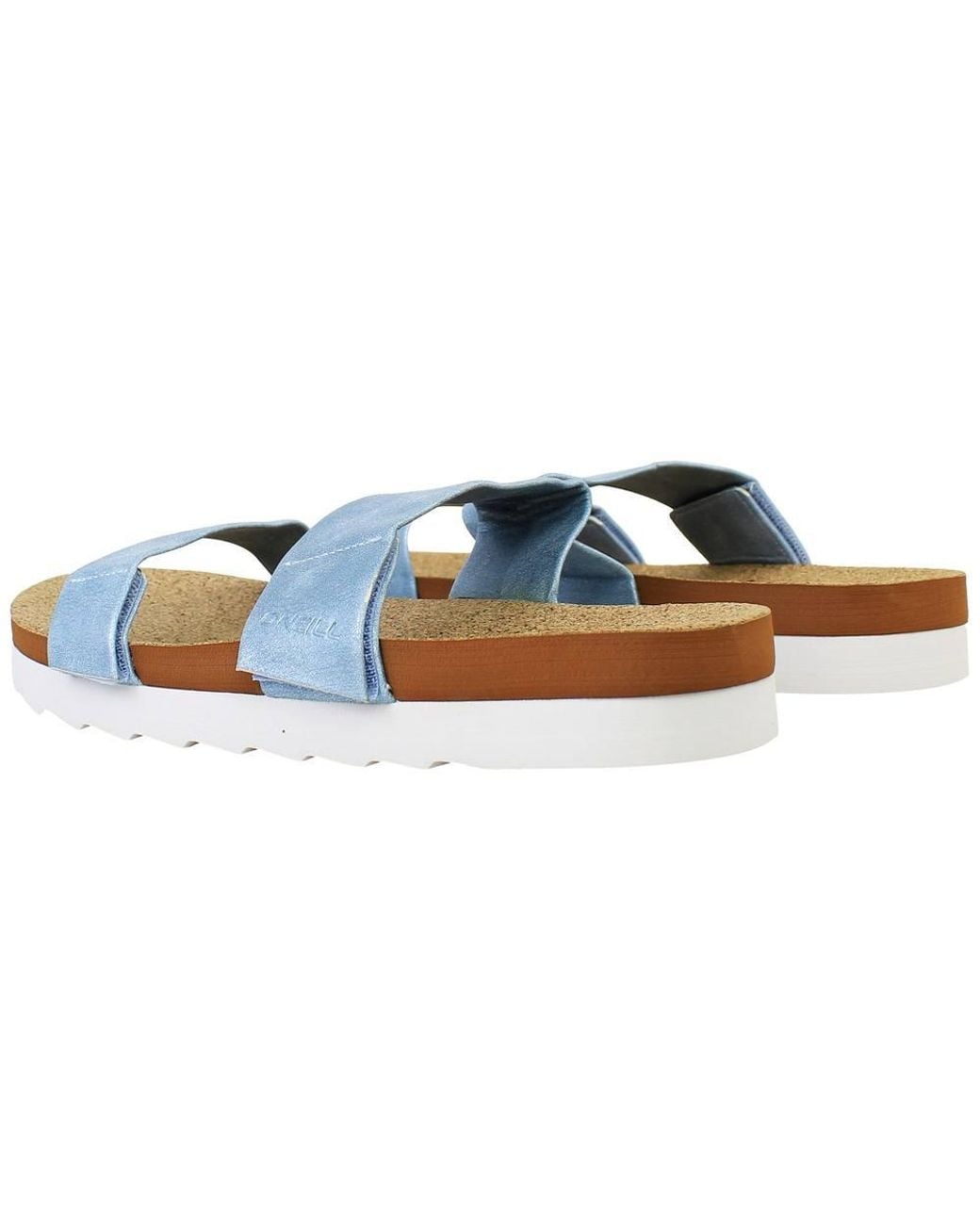 O'neill Sportswear Blue Cork Sliders
