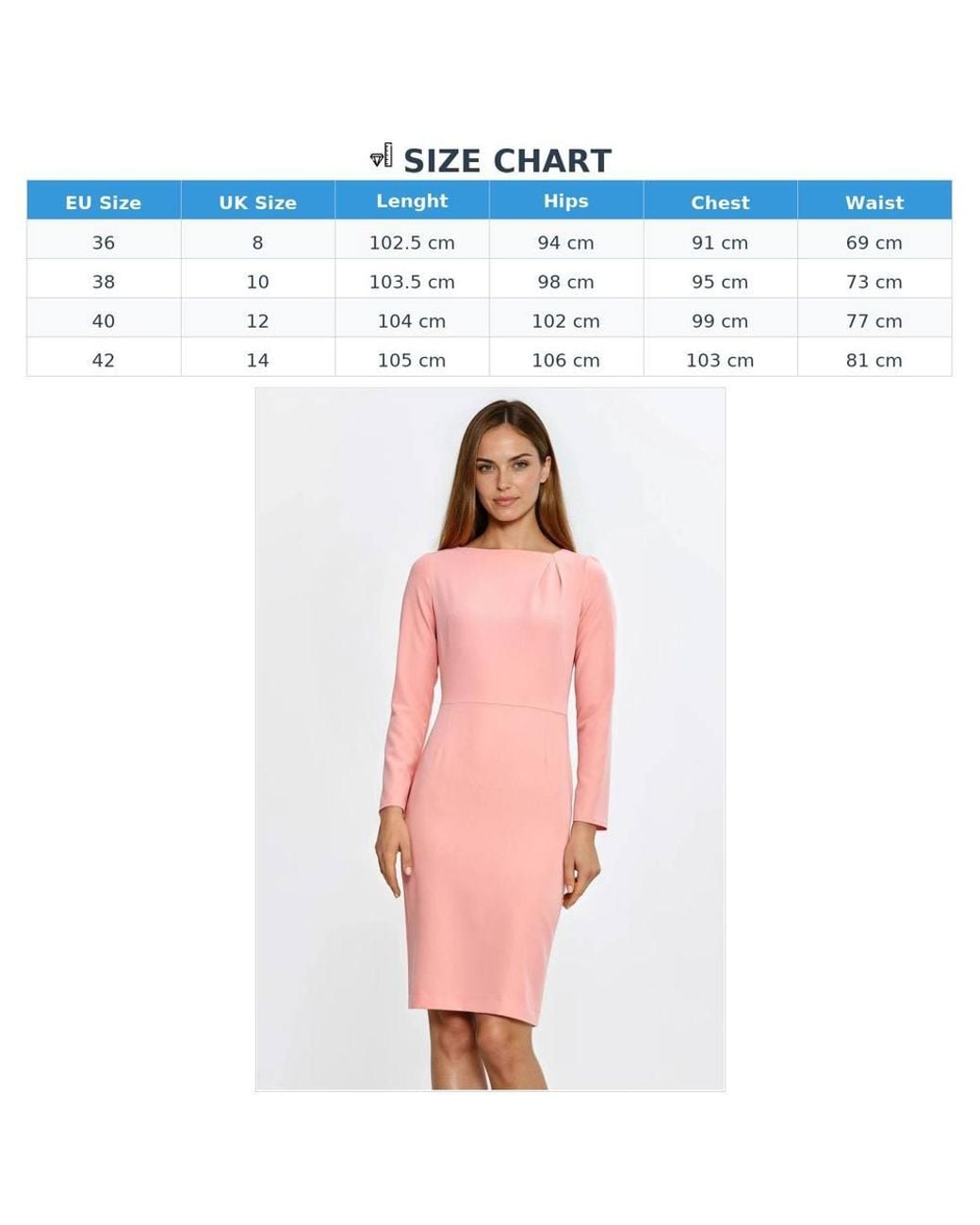 Love Lace Pink Viscose Boat Neck Long Sleeve Midi Dress