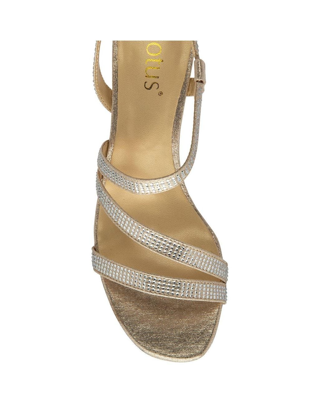 Lotus Metallic 'Bernadette' Open-Toe Sandals