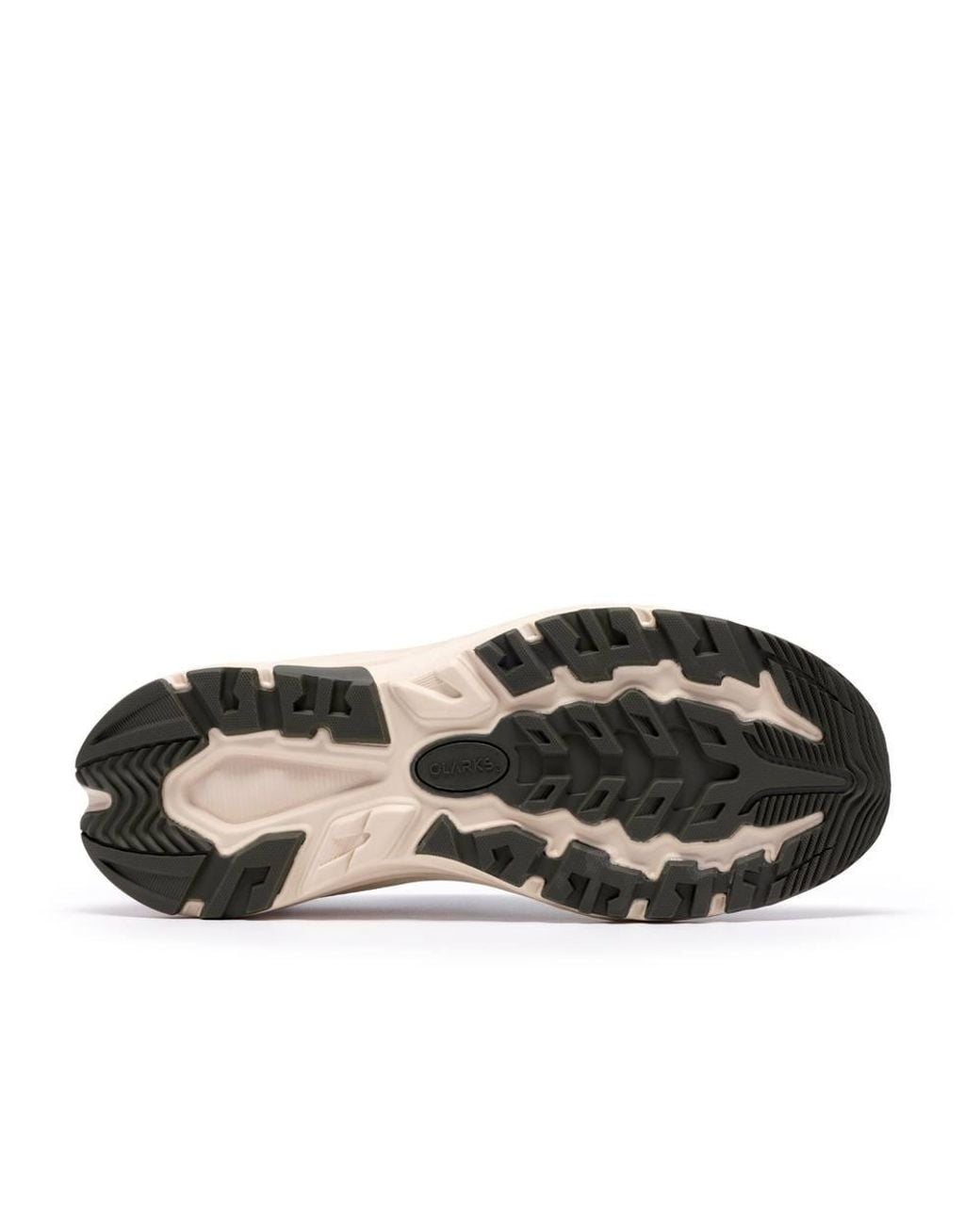 Clarks Black Enford Lace Khaki Trainers, Lace Up for men
