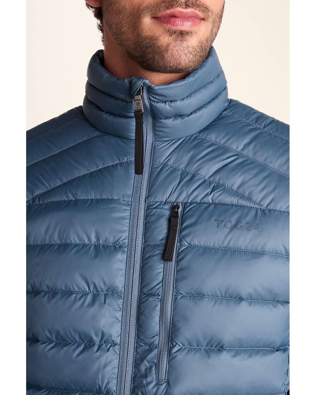 TOG24 Blue 'North' Rds Certified Down Jacket for men