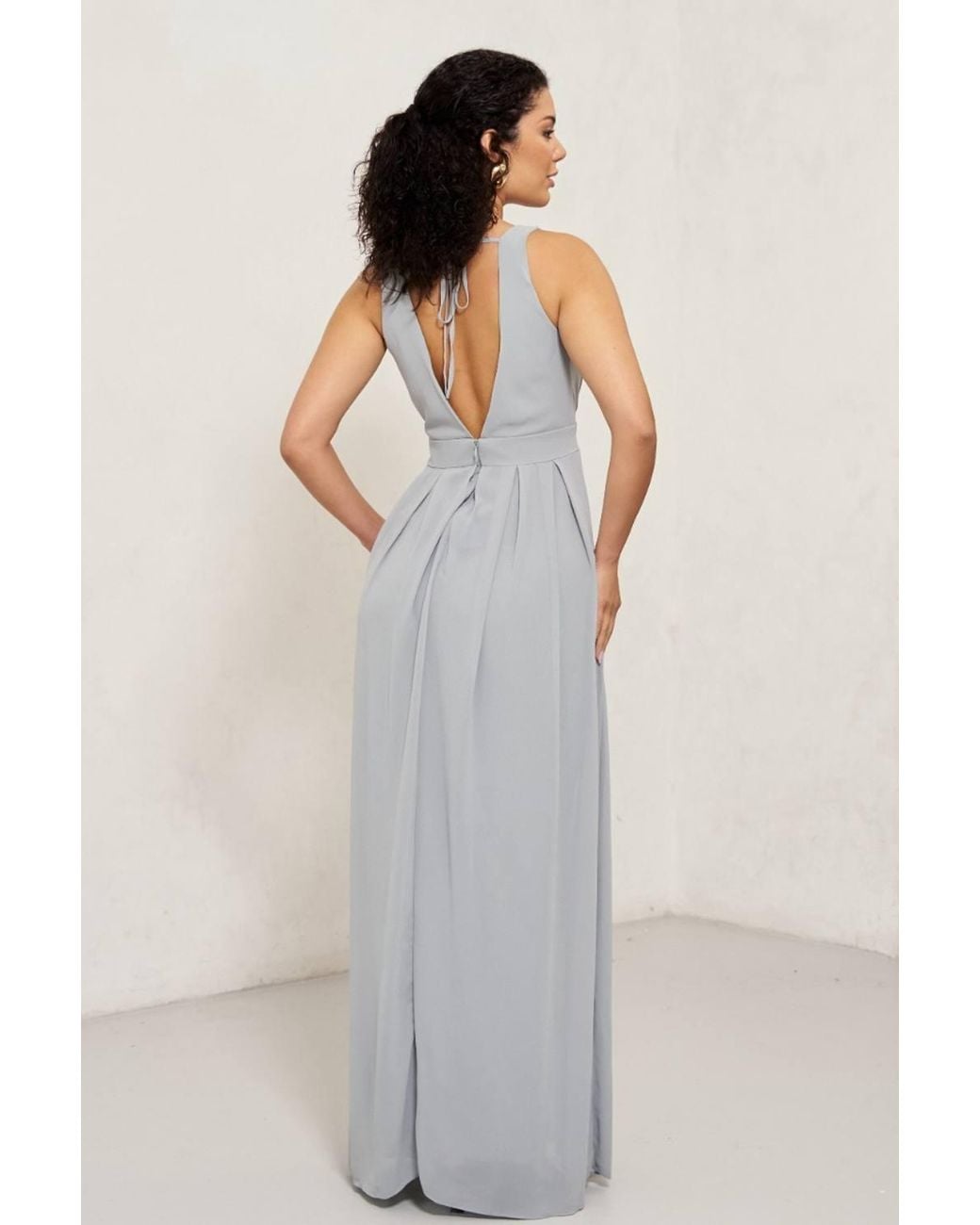 TFNC London White Kesha Sage Maxi Dress