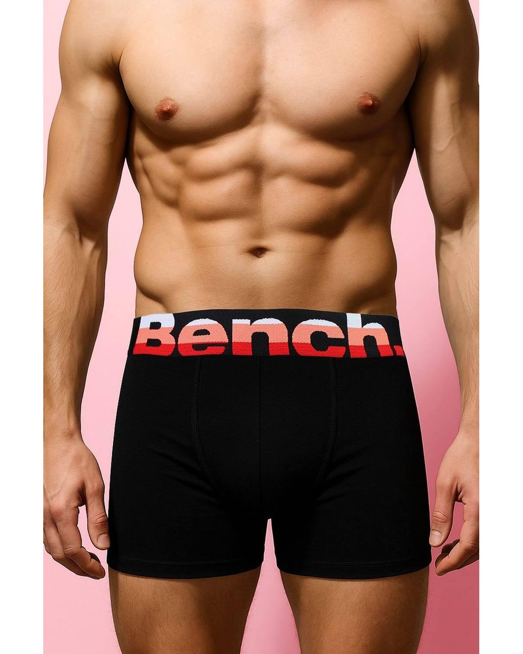Bench Black 3 Pack Cotton Boxers Underwear for men