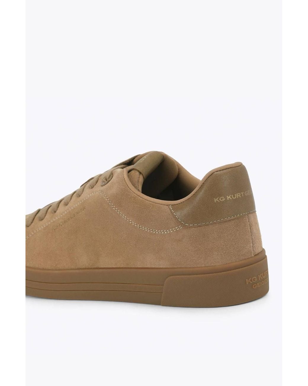 KG by Kurt Geiger Brown 'Noah Suede' Suede Trainers for men