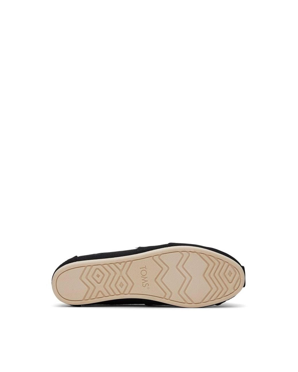 TOMS Black Alpargata Slip On Shoe
