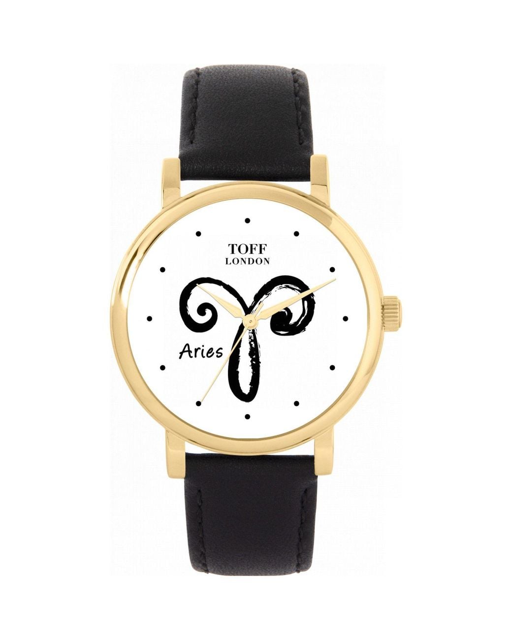 Toff London Black Zodiac Watch