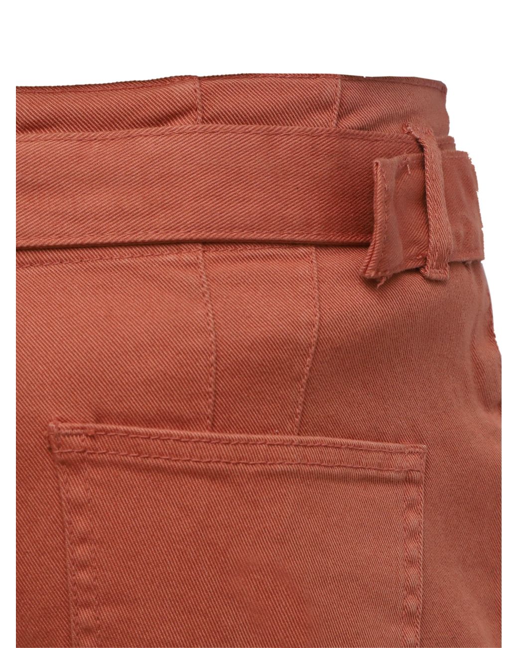 Smart Living Orange High-Waist Denim Jeans With Stylish Fit