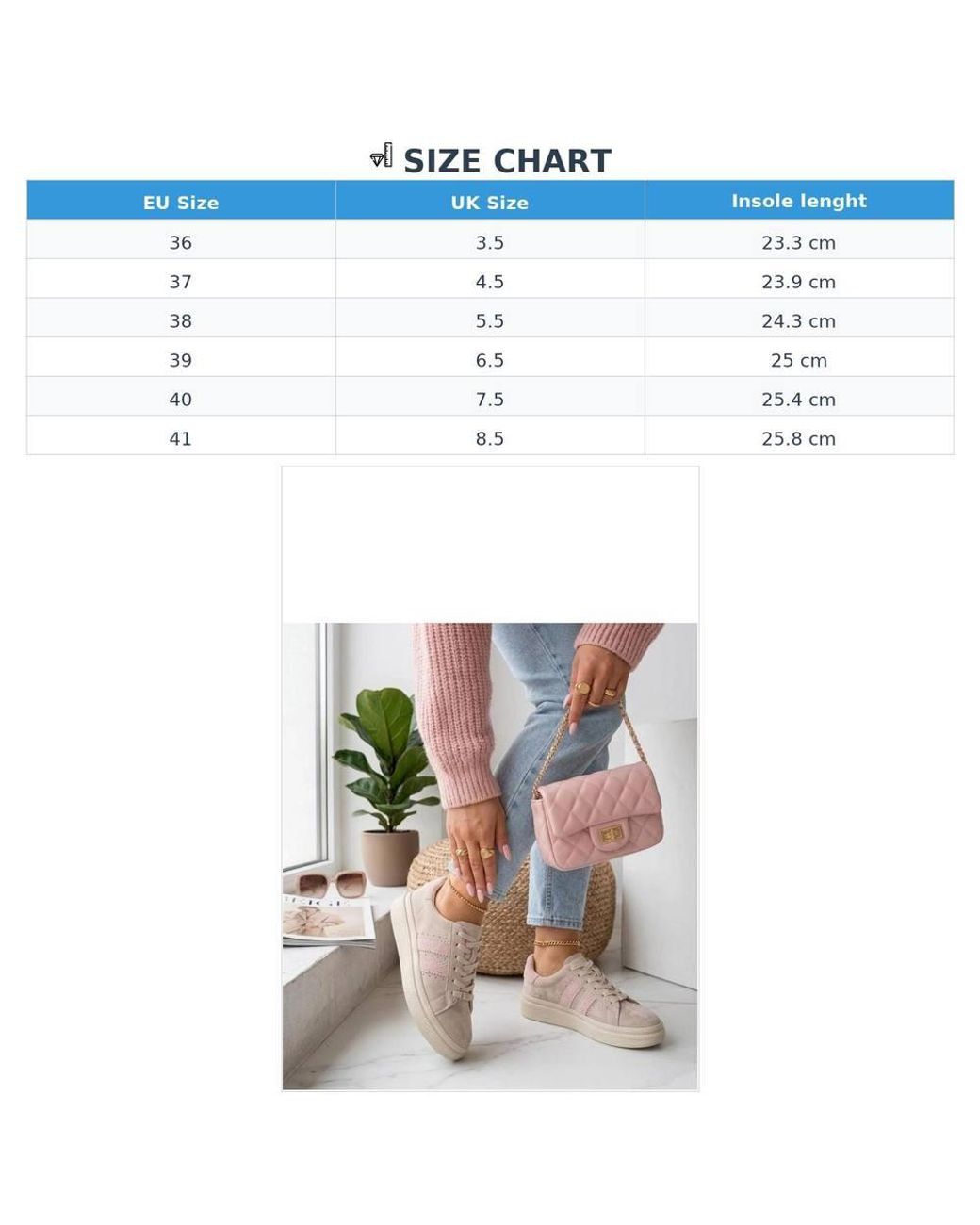 Love Lace Natural Real Suede Platform Chunky Trainers With Footbed