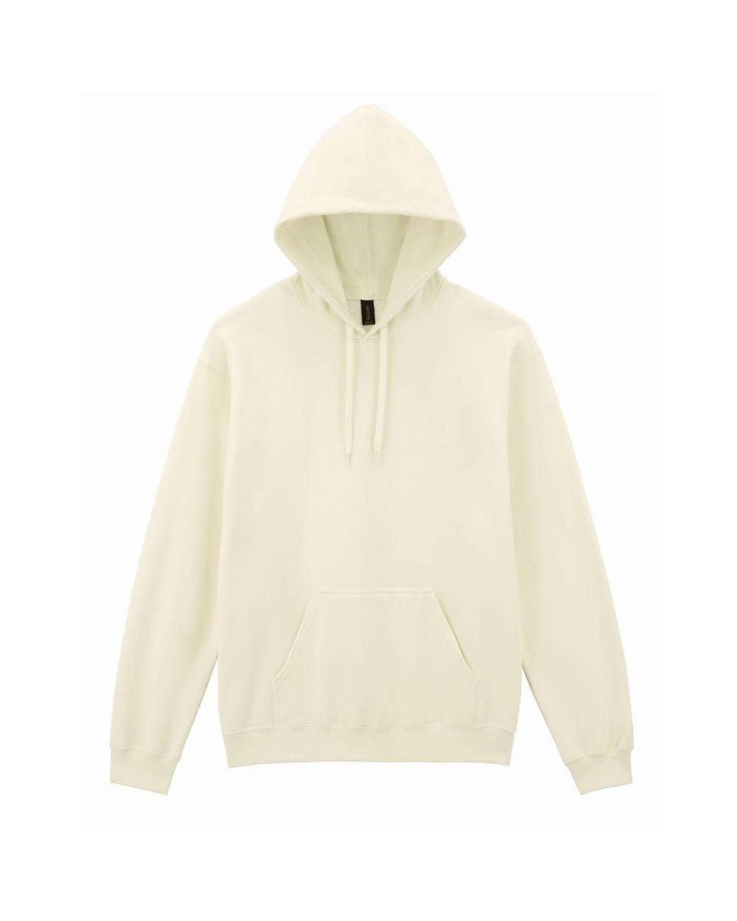 Gildan White Softstyle Fleece Midweight Hoodie