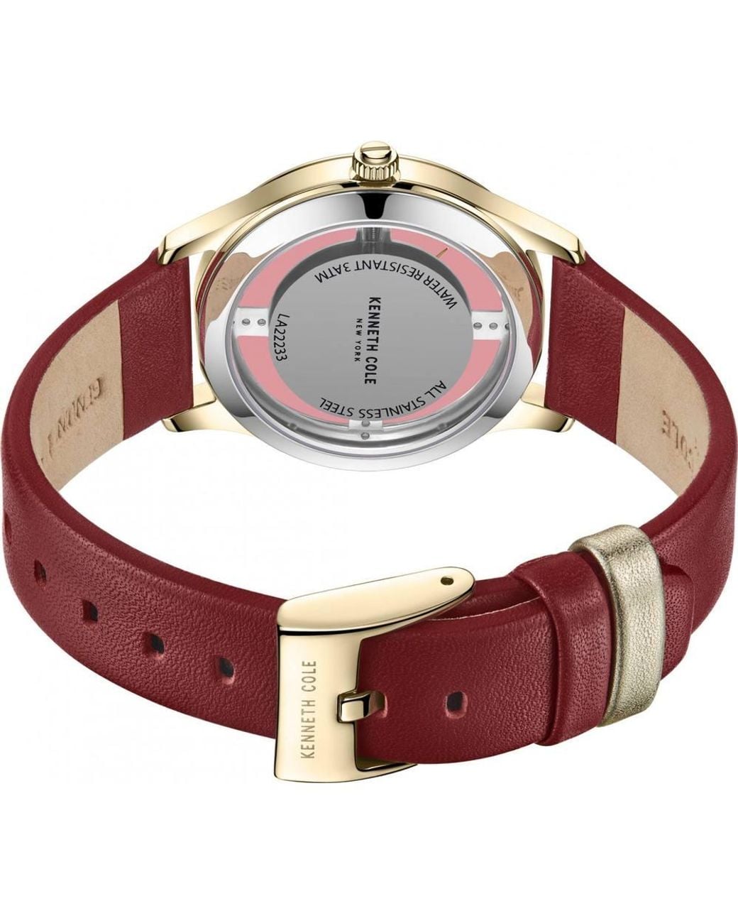 Kenneth Cole Pink Kcwla2223304 Classic 34Mm Quartz Watch