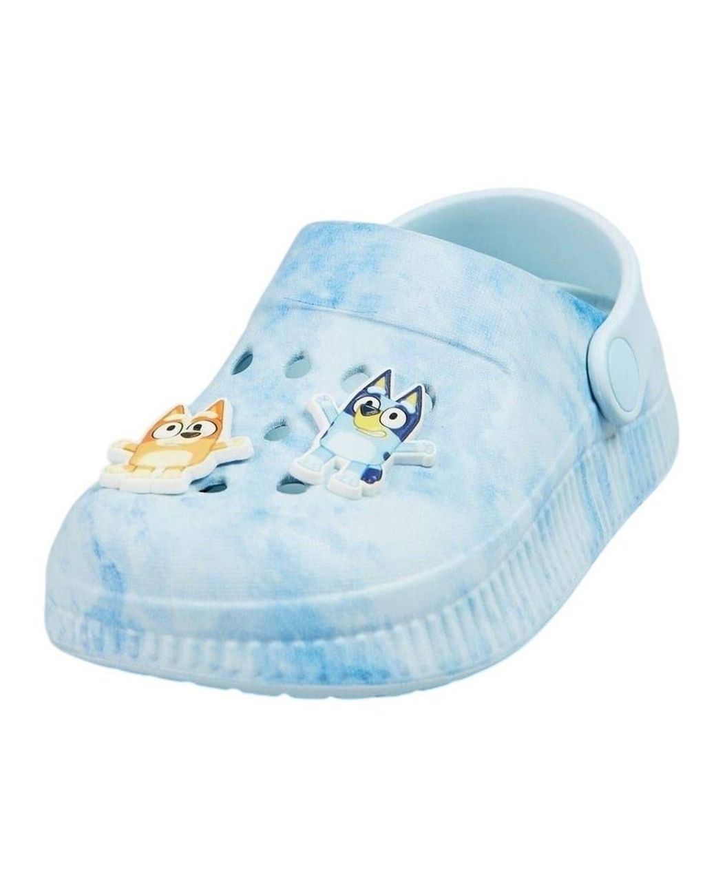 Bluey Blue Bingo Tie Dye Clogs